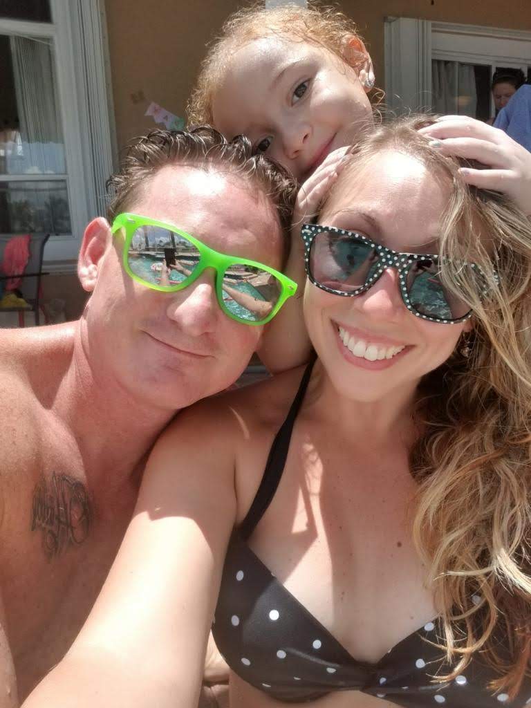Justin and Shaina having fun together outdoors